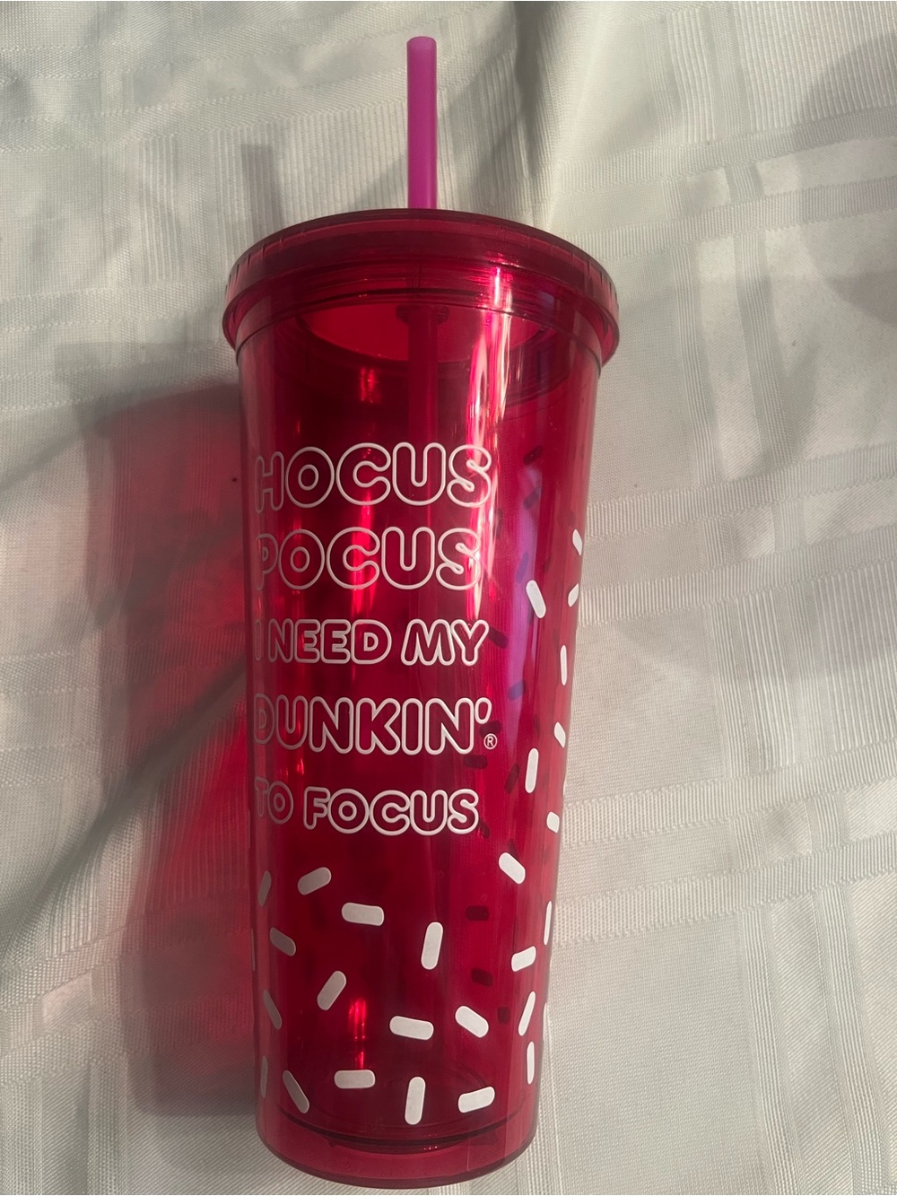 Hocus Pocus I need my Dunkin to focus cup